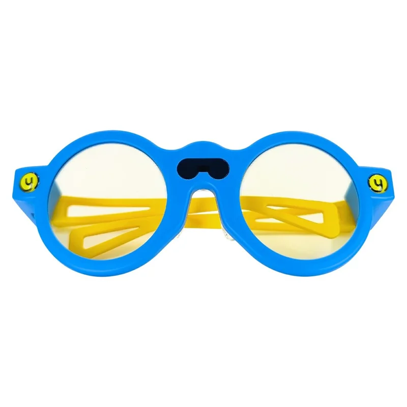 Children's Posture Correcting Smart Glasses Anti Blue Light Myopia Prevention Automatic Lens Dimming for Eye Protection - Blue