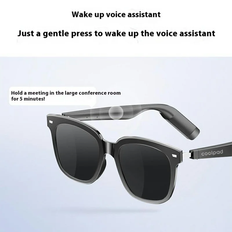 YJ008 Intelligente Audio-Sonnenbrille mit Bluetooth-kompatiblem Lautsprecher, Freisprecheinrichtung, Musikwiedergabe und Sprachassistent