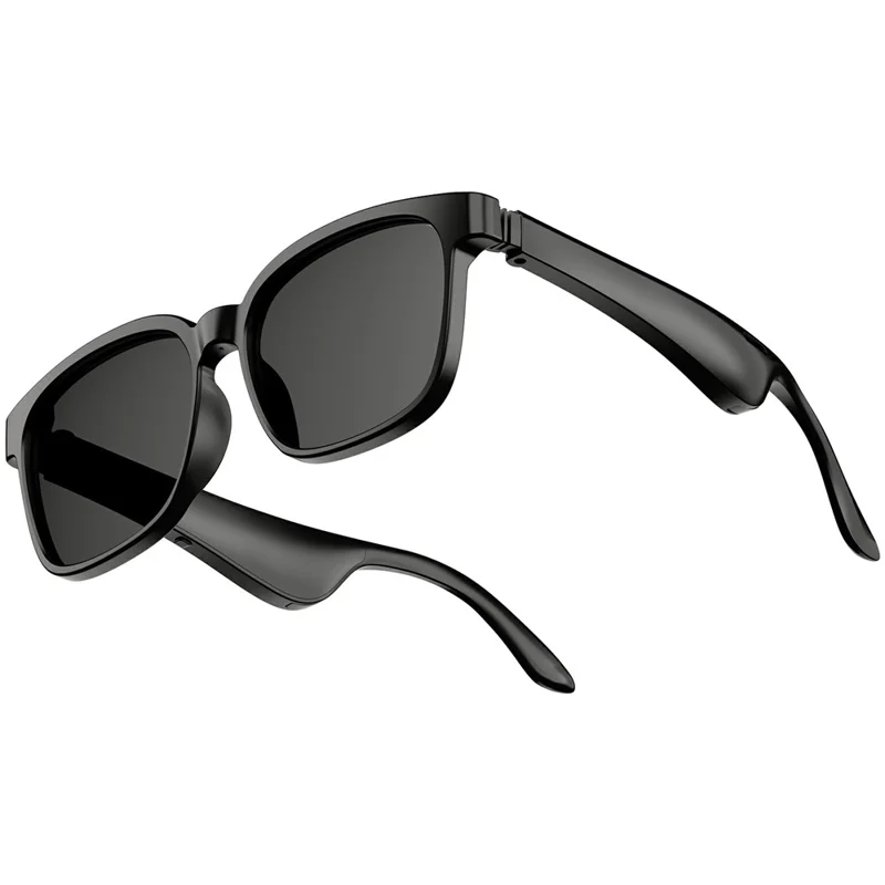 J20E Smart Glasses with Microphone Music Playback Voice Assistant Enabled IPX4 Waterproof - Sunglasses