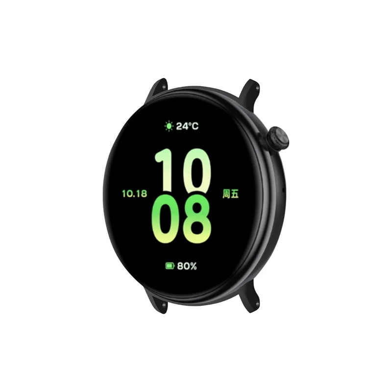 1 Paar Honor Watch Fit Metall-Uhrenband-Verbinder Adapter 20mm Innendurchmesser - Schwarz