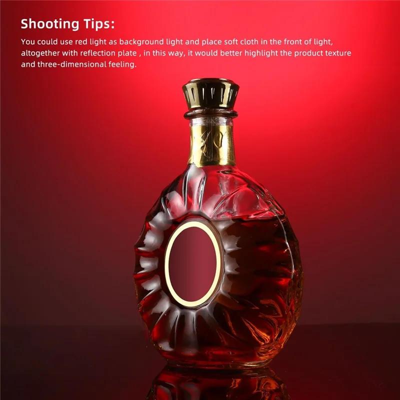 PULUZ PU5330 30cm Acrylic Reflection Board for Product Photography High Reflective Backdrop - Black