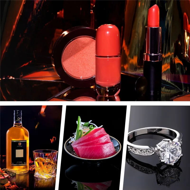 PULUZ PU5330 30cm Acrylic Reflection Board for Product Photography High Reflective Backdrop - Black