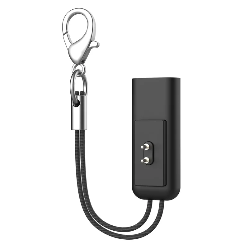 Cargador para Xiaomi Smart Band 10 / 9 / 8 / Redmi Smart Band Pro Adaptador de carga portátil de tipo C - Negro