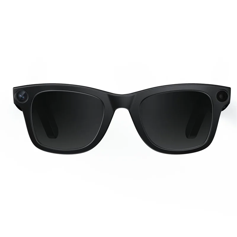 Lunettes intelligentes E02 pour la photographie Appareil photo 8 MP Stabilisation d'image Reconnaissance d'image IA Traduction IA avec double objectif - E02S / 131 mm