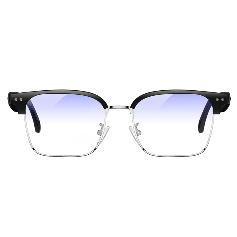 W100D AI BT Audio Smart Glasses Real-Time Translation / Voice Assistant / Music Playback - Anti Blue-Ray