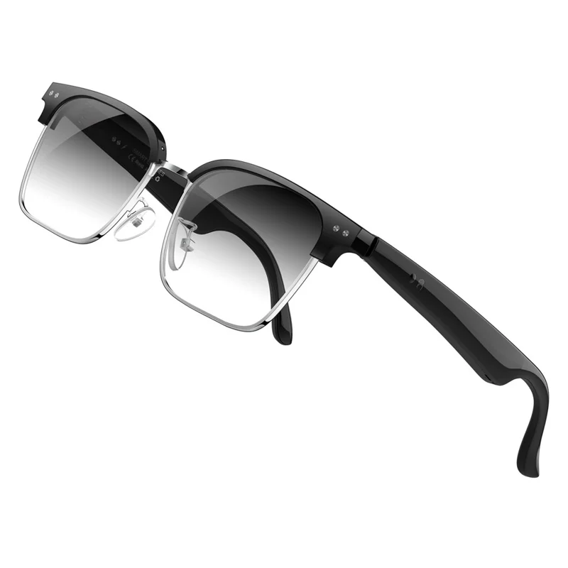 W100D AI BT Audio Smart Glasses Real-Time Translation  /  Voice Assistant  /  Music Playback - Discoloring