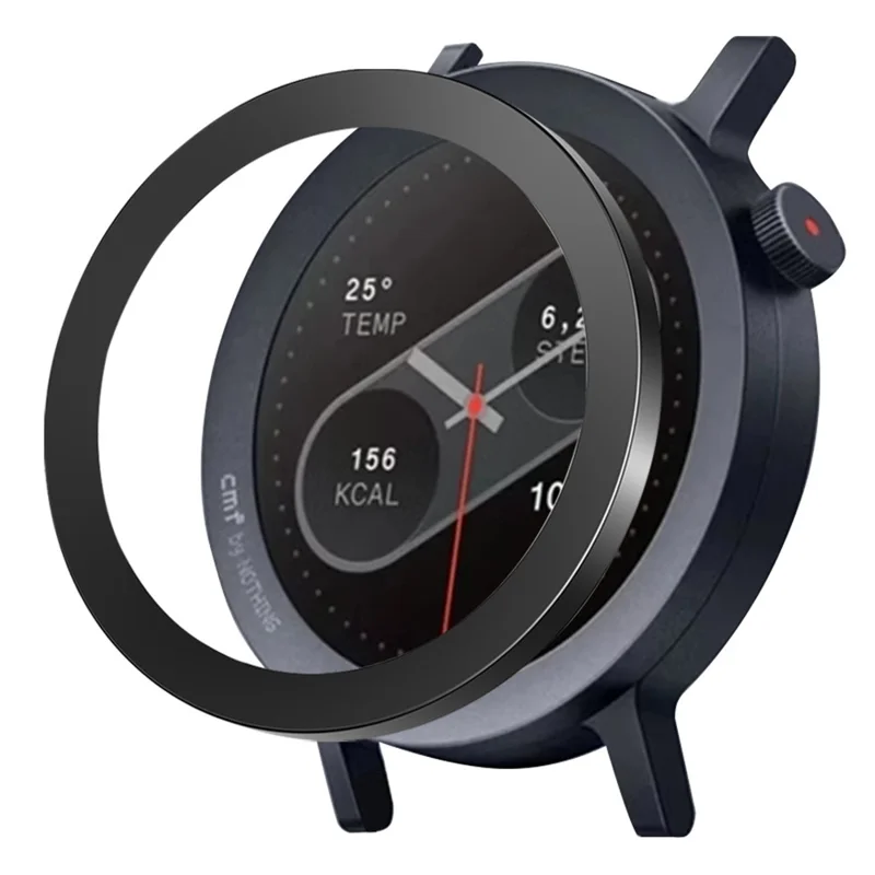 For Nothing CMF Watch Pro 2 Bezel Hard PC Smart Watch Protective Ring - Black