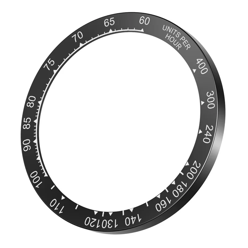 For Nothing CMF Watch Pro 2 Bezel Scale Design Hard PC Smart Watch Protective Ring - Black / White