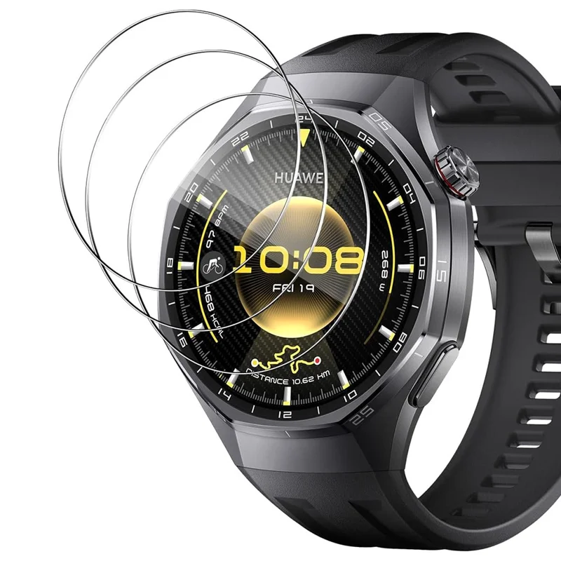 3 Peças para Huawei Watch GT 6 Pro 46mm Protetor de Tela TPU Anti-Arranhões Filme Hidrogel Transparente HD