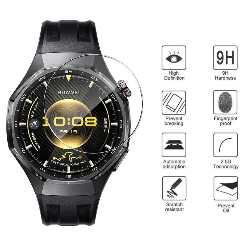 3 Peças para Huawei Watch GT 6 Pro 46mm Protetor de Tela TPU Anti-Arranhões Filme Hidrogel Transparente HD
