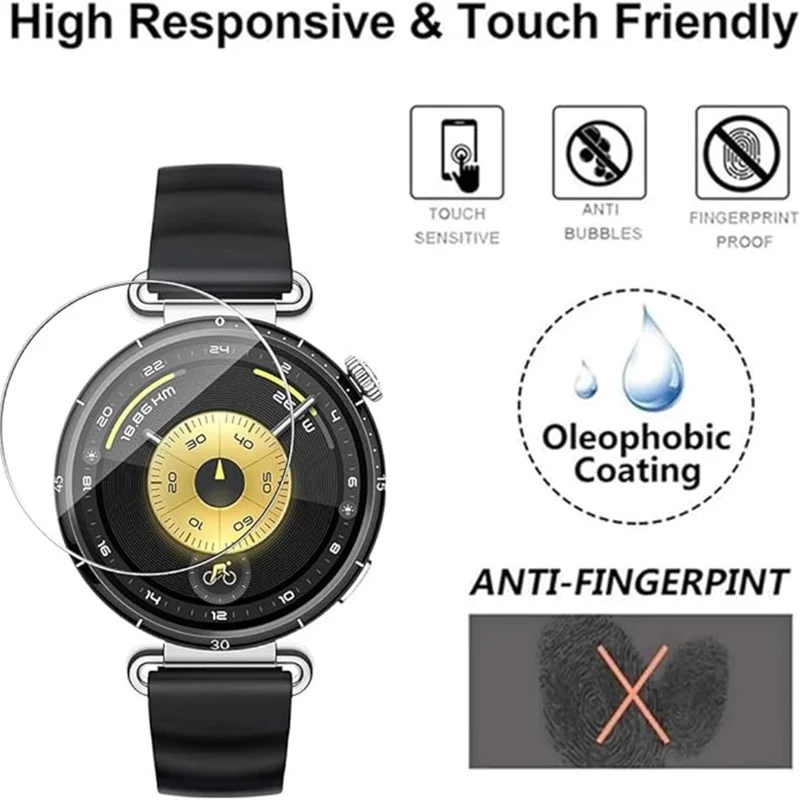 3 stk til Huawei Watch GT 6 41 mm TPU skærmprotector mod ridser HD klar hydrogel-film