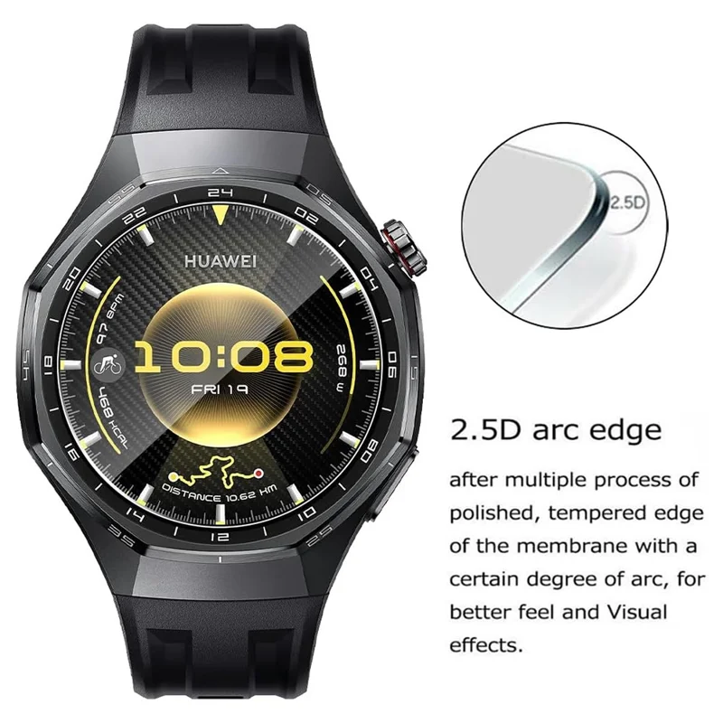 3Pcs For Huawei Watch GT 6 Pro 46mm Tempered Glass Screen Protector HD Clear Watch Screen Film