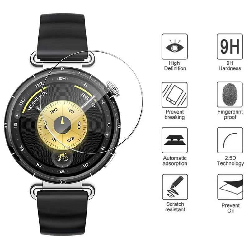 3 Peças Para Huawei Watch GT 6 41mm Protetor de Tela de Vidro Temperado Filme de Tela Claro HD