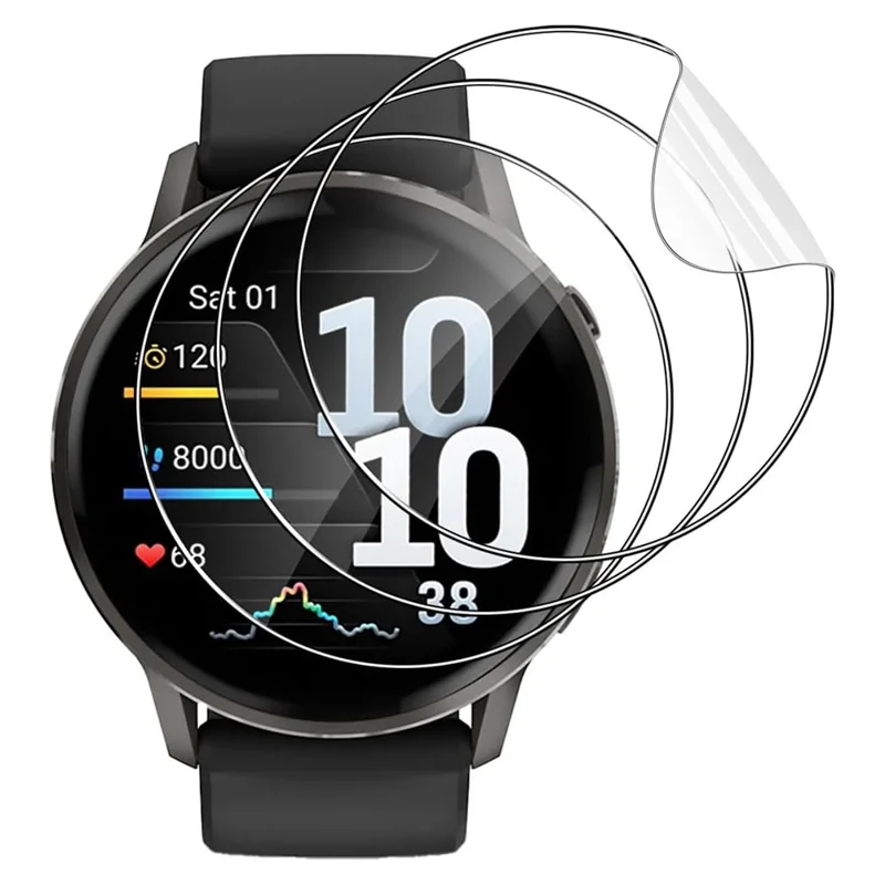 3Pcs For Garmin Venu 4 45mm TPU Watch Screen Protector Anti Scratch HD Clear Hydrogel Film