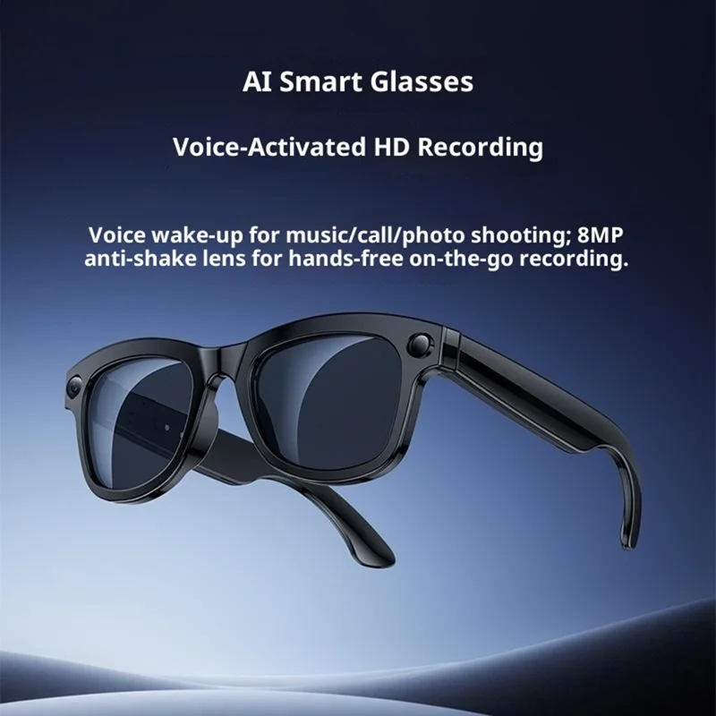 YESIDO IO42 IP67 Waterproof Smart AI Glasses with HD Camera Multi Language Support Dual Mic Noise Cancellation Ergonomic