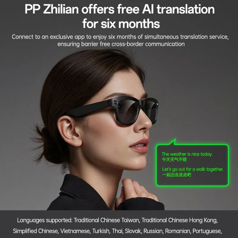 YESIDO IO42 IP67 Waterproof Smart AI Glasses with HD Camera Multi Language Support Dual Mic Noise Cancellation Ergonomic