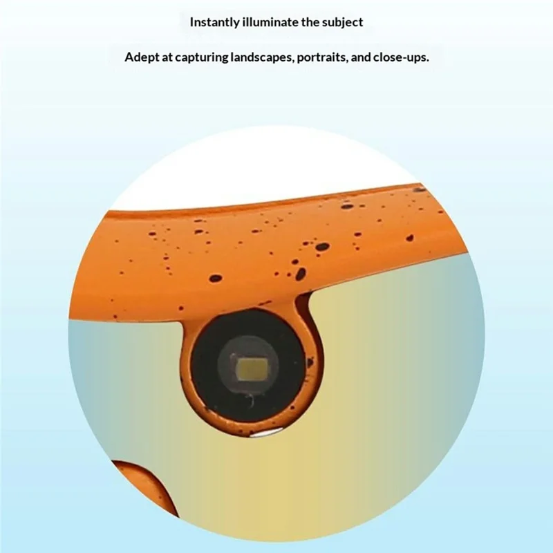 V30 AI Smart Cycling Glasses 8MP Dual Channel Stereo Music Glasses Voice Call Real-Time Translation - Orange