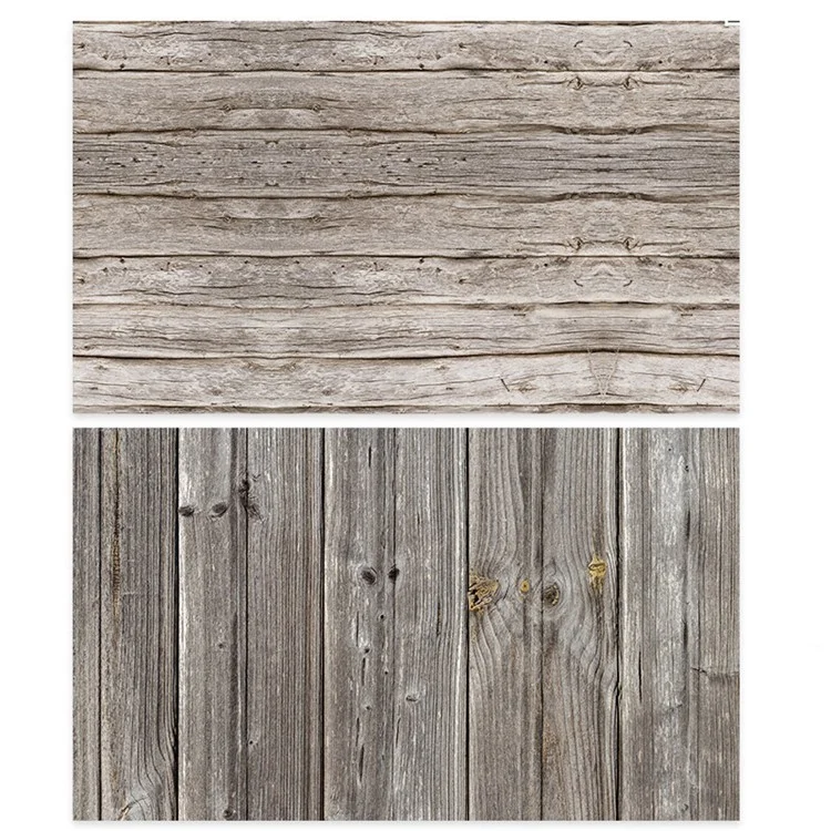 57x87cm Fotografías De Fotografía De Fotografía De 2 Caras Estudio Fotográfico De Tiro De Fondo Para La Joyería De Alimentos Pequeños Productos, Etc. - Grano De Madera De Café Ligero