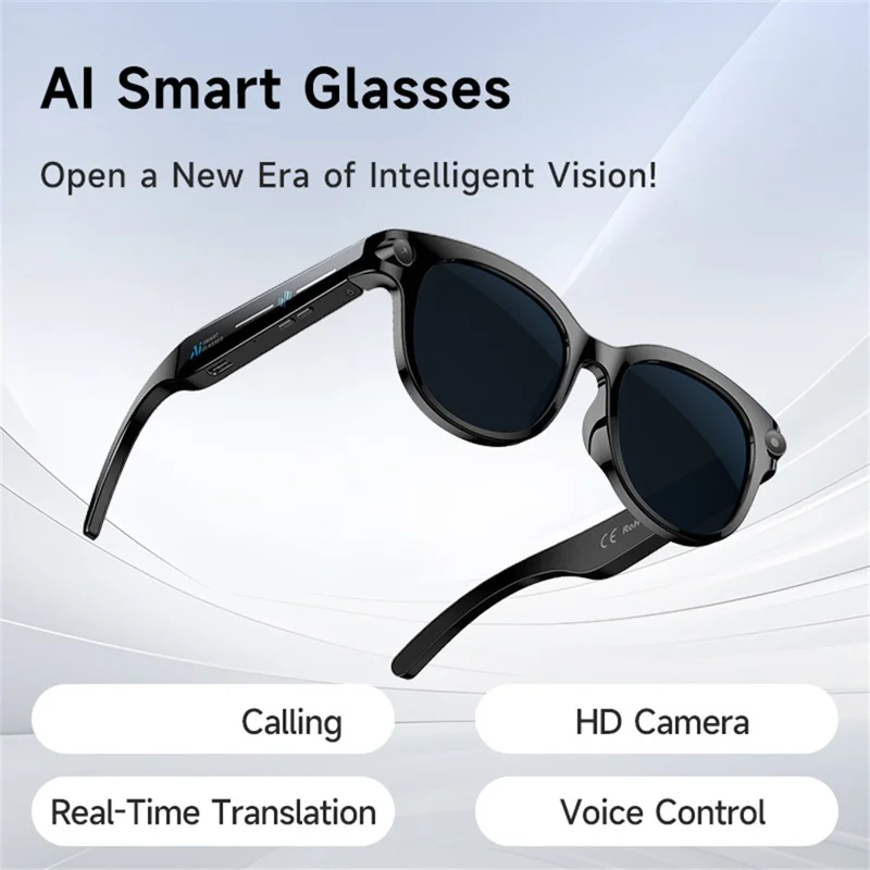 M89 Real Time Translation AI Smart Glasses 2MP HD Camera Bluetooth-compatible Calling Music Eyeglasses