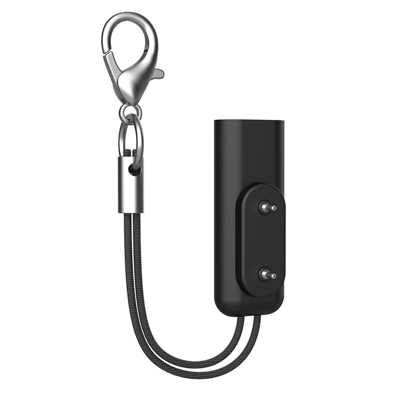 Adaptateur de charge magnétique pour Xiaomi Mi Band 8 / 9 / 10 Pro / Redmi Watch 4 / 5, boucle de dragonne portable, compatible avec plusieurs appareils - Noir