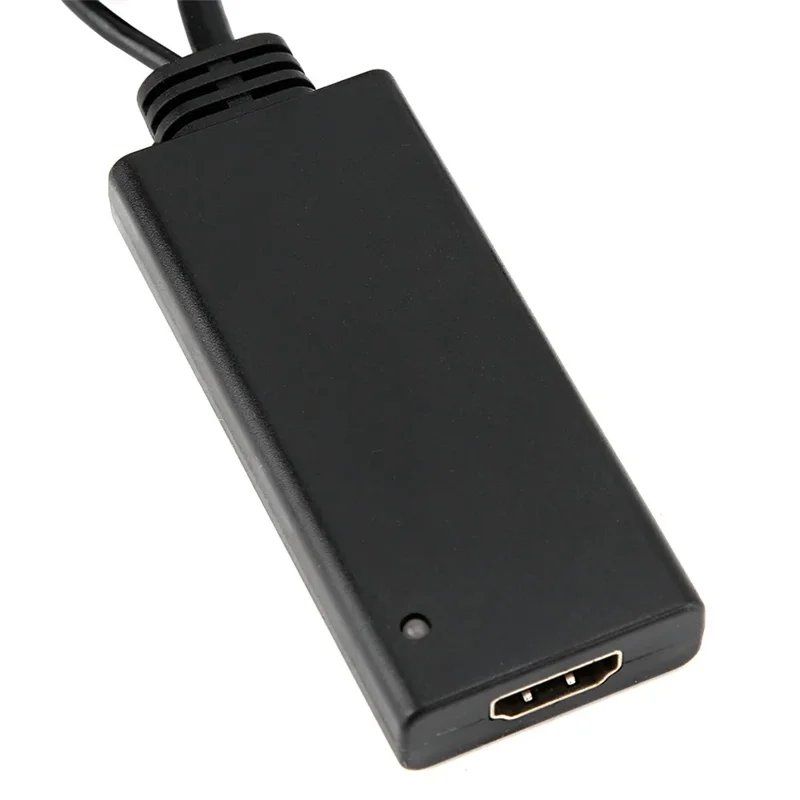 Convertisseur VGA + USB vers HD 1080P, adaptateur vidéo HD avec audio / Alimentation USB pour PC / Ordinateur portable / DVD / Console de jeux