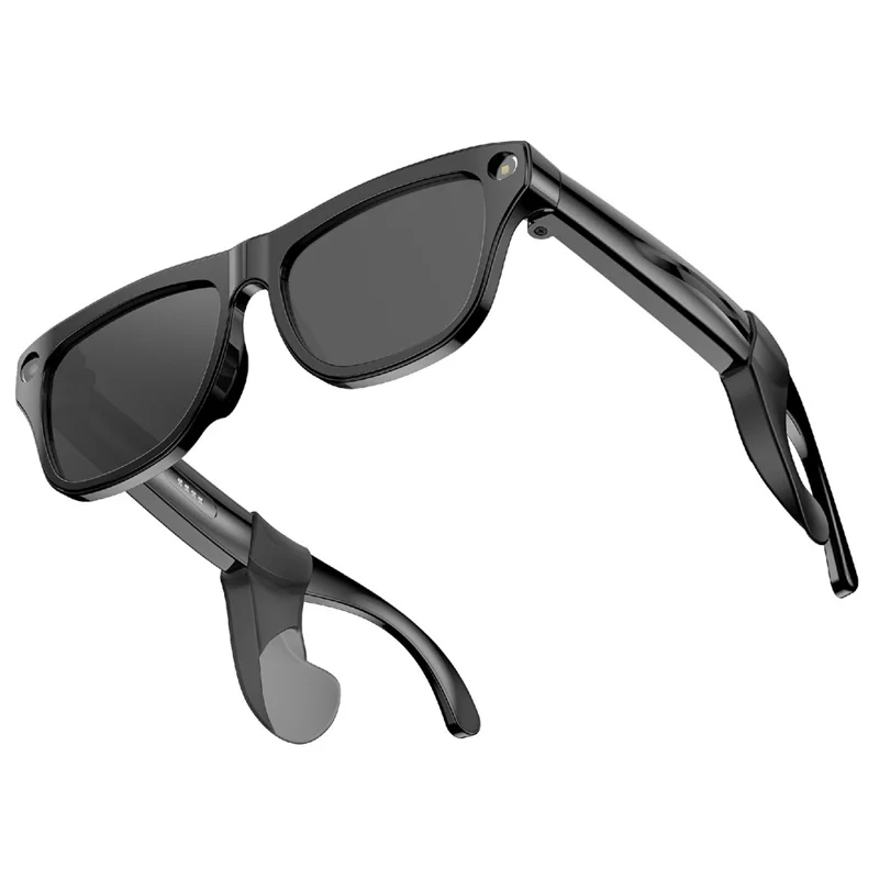 XK ONE MAC AI Smart Glasses 8MP HD Camera with Voice Assistant for Outdoor - Black