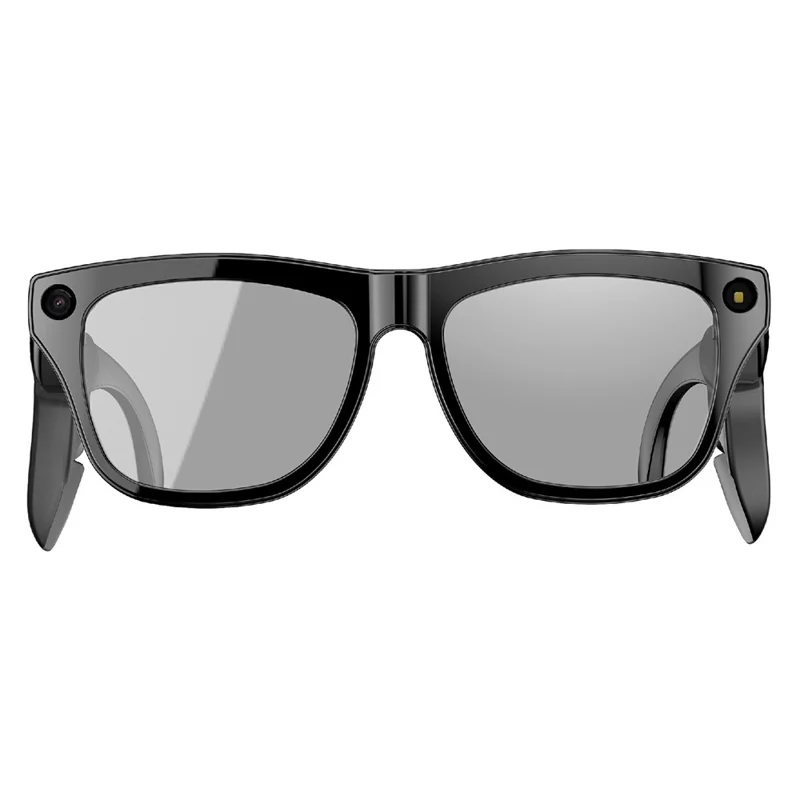 XK ONE MAC AI Smart Glasses 8MP HD Camera with Voice Assistant for Outdoor - Black