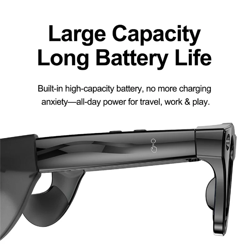 XK ONE MAC AI Smart Glasses 8MP HD Camera with Voice Assistant for Outdoor - Pink