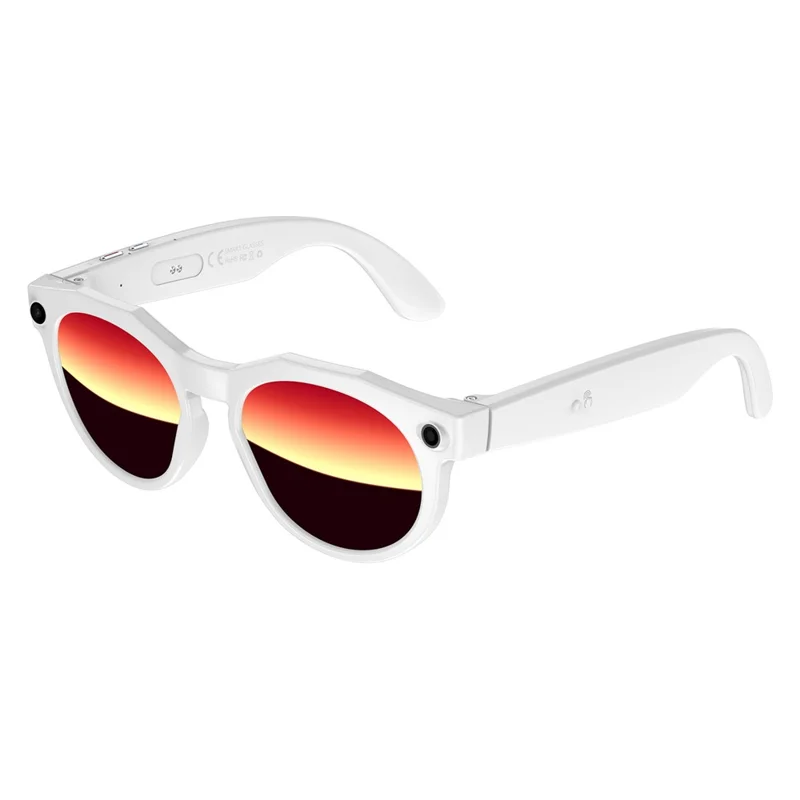 W611 Smart Glasses 8MP Camera AI Translation Glasses with WiFi  /  Touch Control  /  Dual Mic Noise Reduction - Discoloring