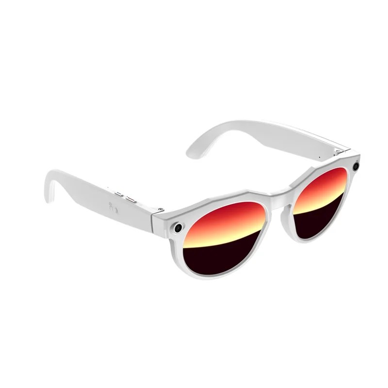 W611 Smart Glasses 8MP Camera AI Translation Glasses with WiFi  /  Touch Control  /  Dual Mic Noise Reduction - Discoloring