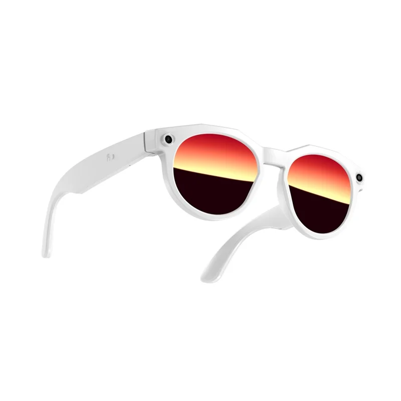 W611 Smart Glasses 8MP Camera AI Translation Glasses with WiFi  /  Touch Control  /  Dual Mic Noise Reduction - Discoloring