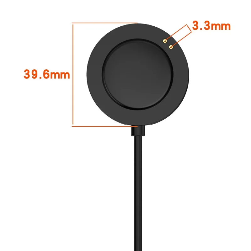 For Xiaomi Watch 5 USB Charging Cable Magnetic Watch Charger Dock - Black