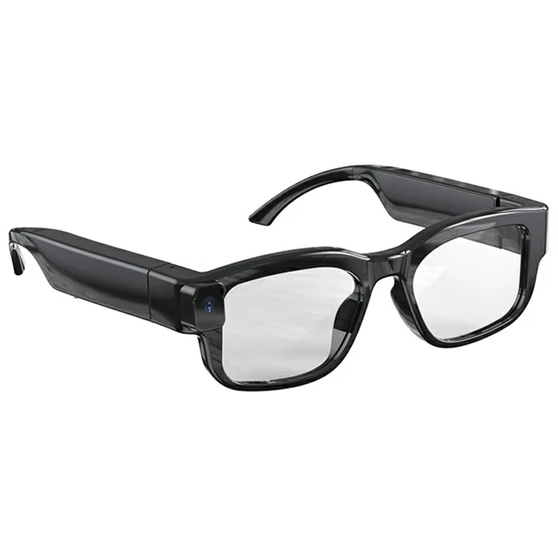 XV20 AI Translation Smart Camera Glasses 2MP Photo Video Recording No Memory Card - Black