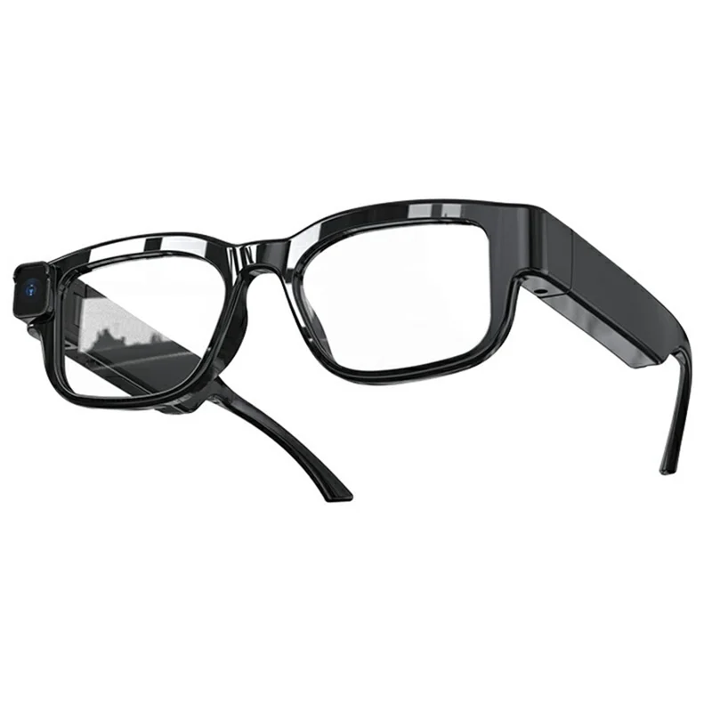 XV20 AI Translation Smart Camera Glasses 2MP Photo Video Recording No Memory Card - Black