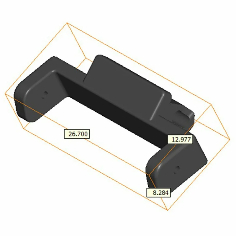 1 Pair 16mm to 22mm Metal Connector for Casio DW / GA / GW / GLX Series Watch Band Adapter - Black