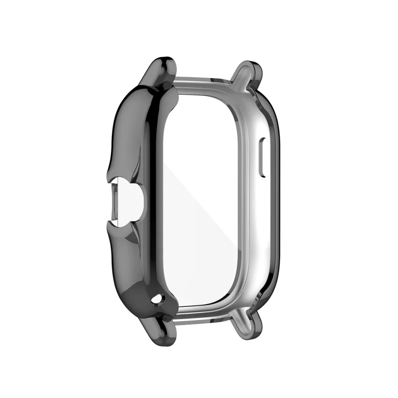 A1968 Electroplating TPU Smart Watch Protective Case Cover Frame for Amazfit GTS 2e/GTS 2 - Electroplating Grey