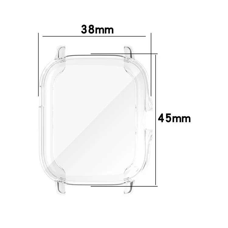 Electroplating Full Coverage Soft TPU Smart Watch Protective Case for Huami Amazfit GTS 2/GTS 2e