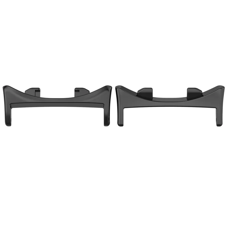 1 Paar 20 mm Metalladapter für Honor Watch GS 5 Schnellwechsel-Armbandverbinder - Schwarz
