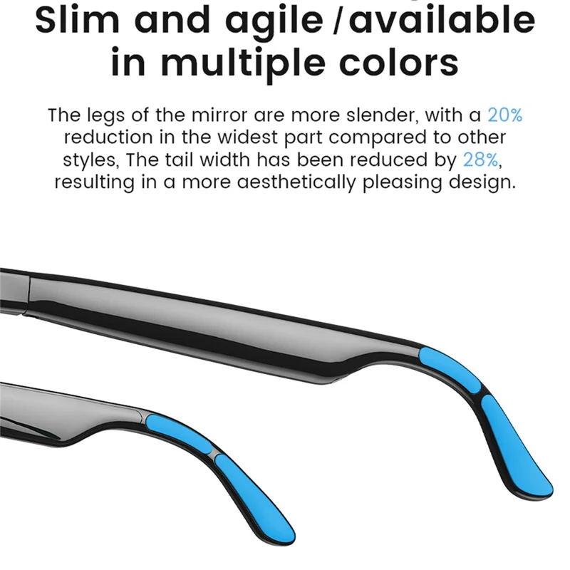 E05 AI Smart Glasses 4-nivåers touchfärgbyte Bluetooth-kompatibla översättningssolglasögon med elektrokromatiska linsar - Röd