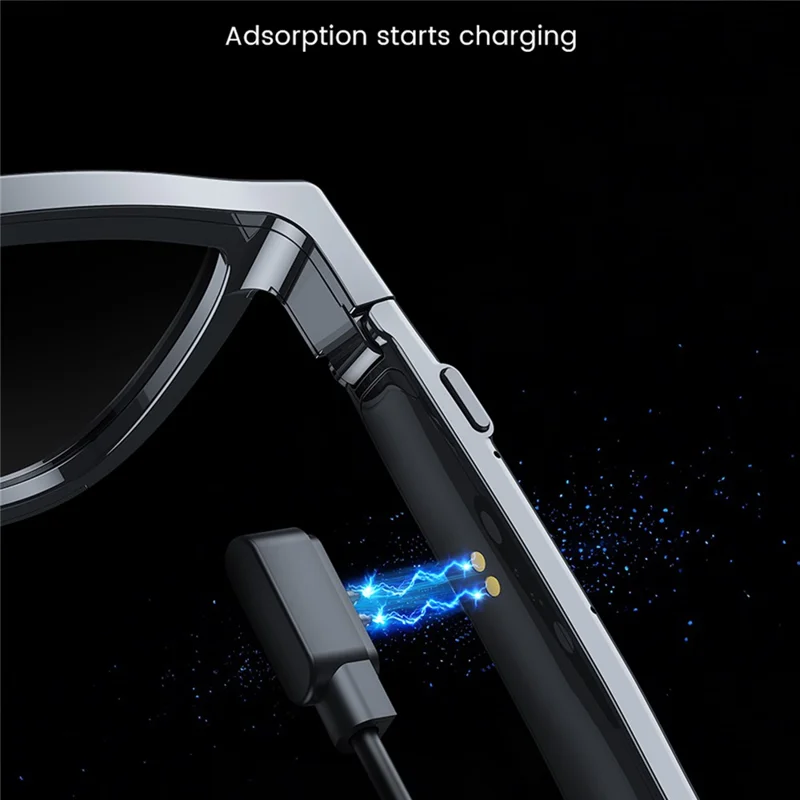 E05 AI Smart Glasses 4-nivåers touchfärgbyte Bluetooth-kompatibla översättningssolglasögon med elektrokromatiska linsar - Röd