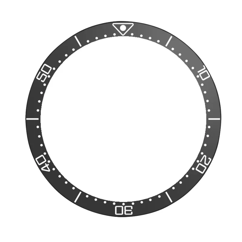 Anneau de lunette pour Garmin Fenix 8 51 mm / Tactix 8 51 mm, conception en acier inoxydable avec échelle graduée, anneau de protection en acier inoxydable - Noir / Blanc