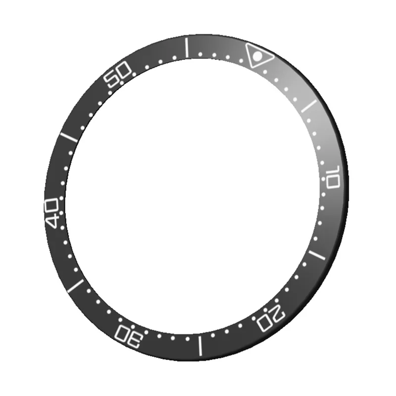 Anneau de lunette pour Garmin Fenix 8 51 mm / Tactix 8 51 mm, conception en acier inoxydable avec échelle graduée, anneau de protection en acier inoxydable - Noir / Blanc
