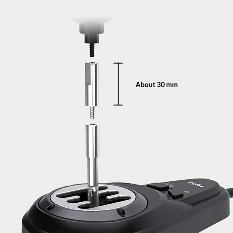 PXN PXN-A7 Gaming Gear Shift Lever 6+1 Speed H-Pattern Sequential Gear Shifter for PC Racing Wheel - Black