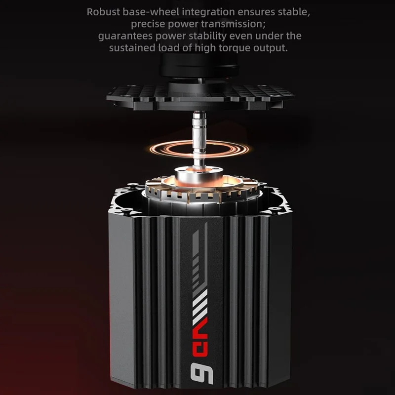 PXN VD6 Direct Drive Racing Wheel Bundle 6 Нм Обратная связь педали Совместимость с игровым ПК - Черный