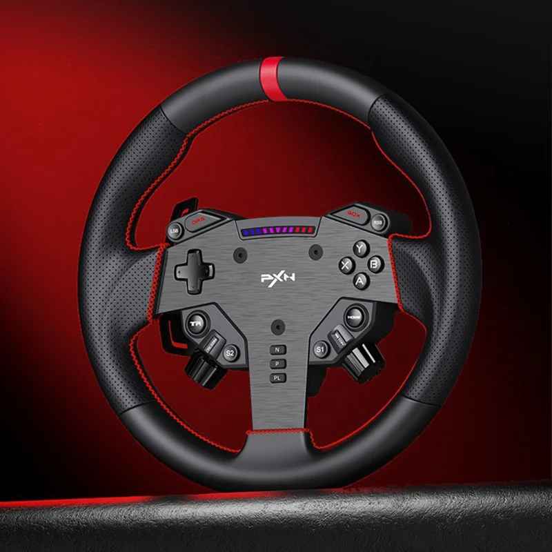 PXN VD6 Direct Drive Racing Wheel Bundle 6 Нм Обратная связь педали Совместимость с игровым ПК - Черный