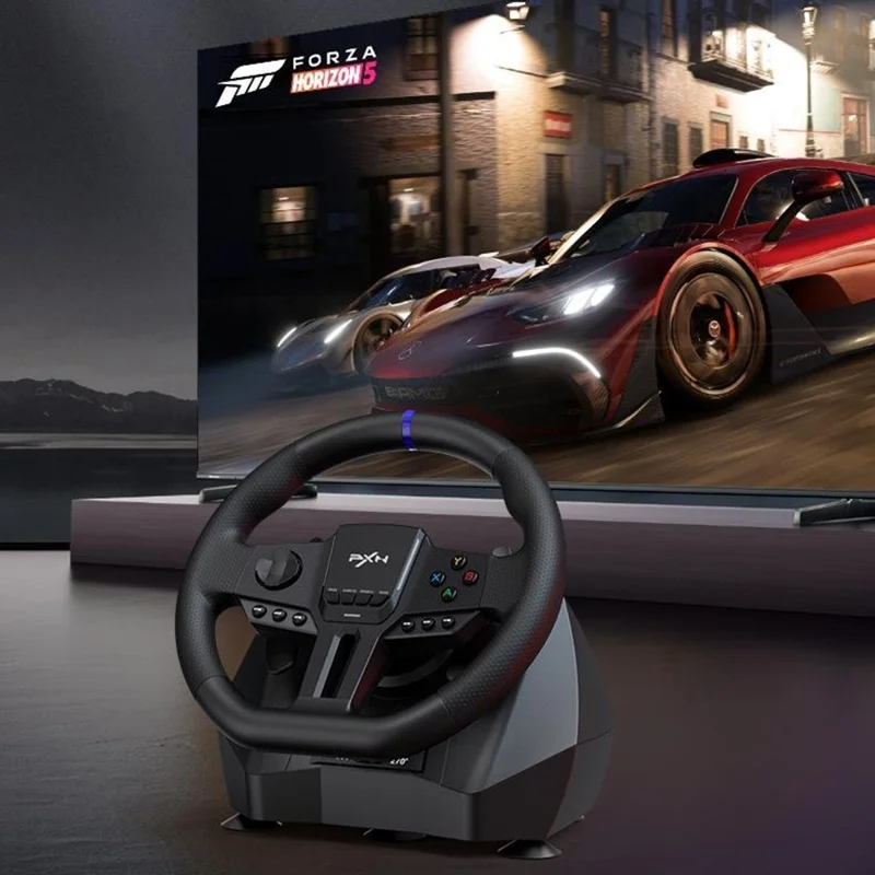PXN V900 Gen2 Игровая рулевая колонка Симулятор гонок Поворот на 270° / 900° для PC, PS4, Switch