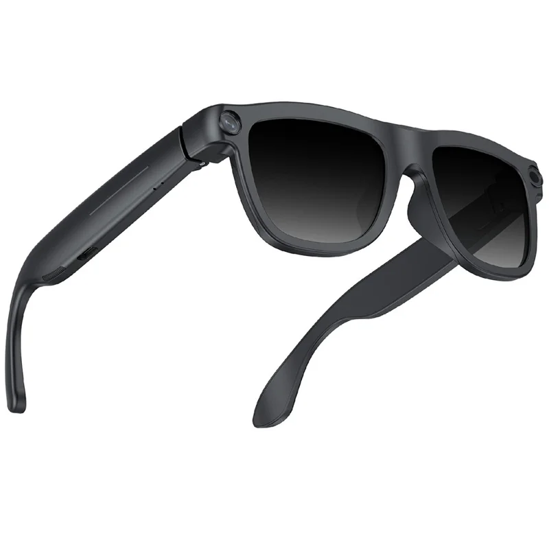E09C Smart AI Glasses 8MP Camera 1080P Video AI Object Recognition Voice Control for Remote Meeting