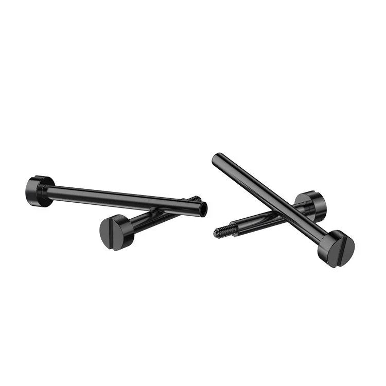 Tornillos de repuesto de acero inoxidable con destornilladores para el reloj inteligente Suunto Core, negro
