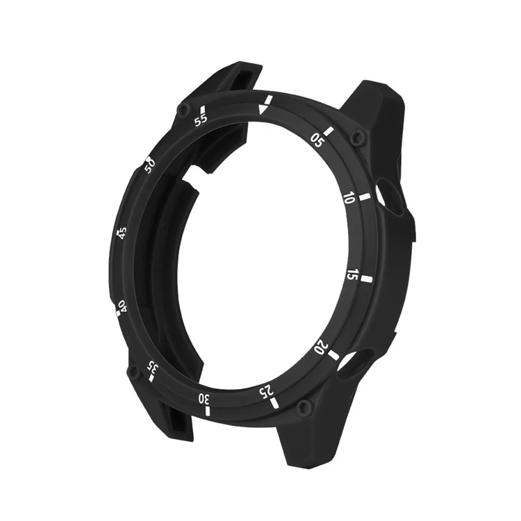 Étui de protection en TPU bicolore style sport pour Huawei Watch GT 2 46 mm - Noir/Blanc