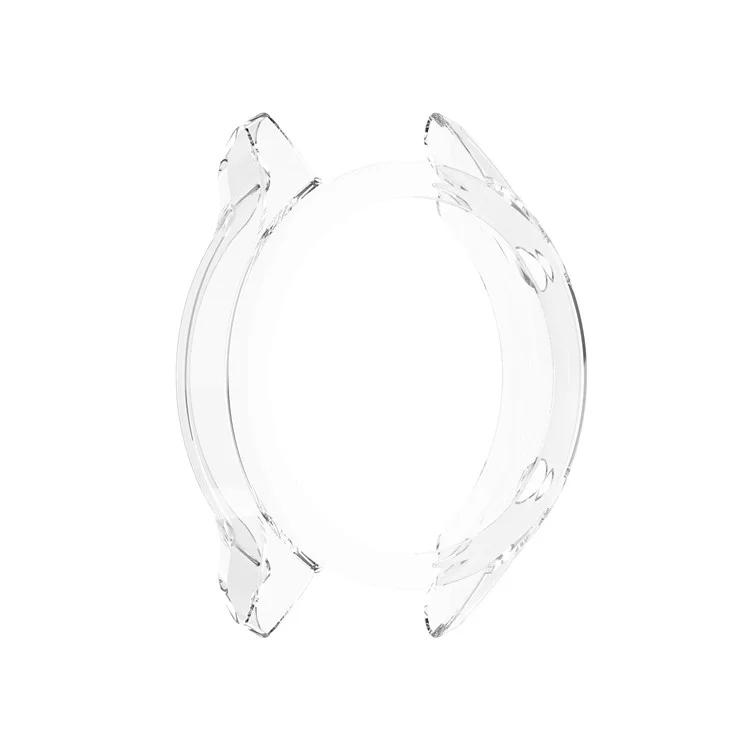 Funda protectora de TPU transparente (compatible con carga de energía con la funda) para Xiaomi Mi Watch Color Sport - Blanco transparente